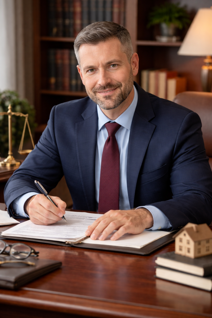 Solo Estate Planning Attorney Reviewing Legal Documents