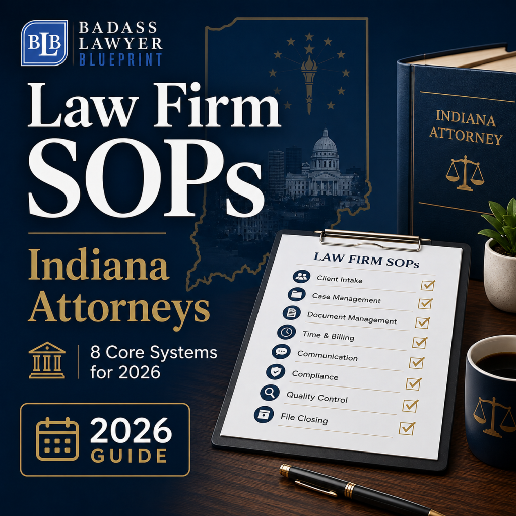 Law Firm SOPs for Indiana Attorneys: 2026 Guide